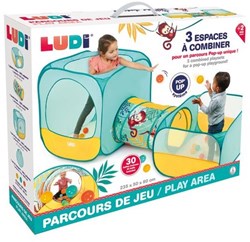 Ludi parcours de jeu pop-up avec tunnel et piscine à balles pour enfants