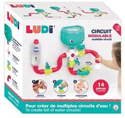 Ludi circuit d'eau jouet de bain pour enfants multicolore
