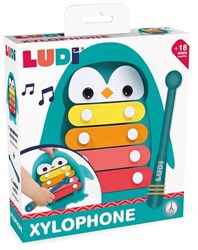 Ludi xylophone pingouin - jouet de bain coloré pour enfants