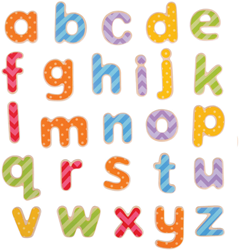 Lettres magnétiques Bigjigs (minuscules)