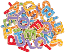 Lettres magnétiques Bigjigs (majuscules)