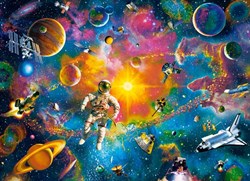 Castorland puzzle aventure spatiale - 200 pièces pour enfants