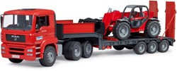 Bruder MAN TGA camion porte-engins avec Manitou MLT633 véhicule jouet