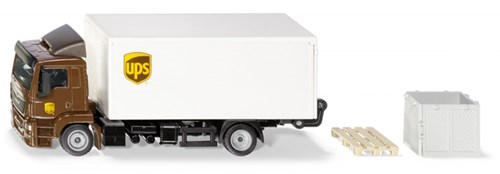 Siku Camion MAN UPS véhicule jouet 1:50 avec hayon et accessoires