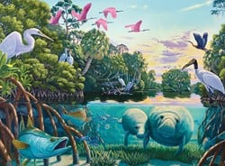 Ravensburger Puzzle 500 pièces Manatee moments