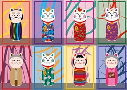 Yazz puzzle Maneki Kokeshi - puzzle 1000 pièces