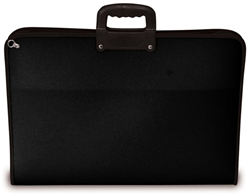 Mapac pochette de rangement A3 noire - déperlante avec bandoulière