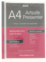 Mapac livre de présentation A4 transparent conserver œuvres d'art