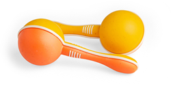 Tiger Tribe instrument de musique maracas jouet coloré pour enfants