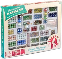 Tobar set de billes jouet - billes en verre colorées pour enfants