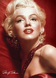 Eurographics Marilyn Monroe Portrait rouge (1000)