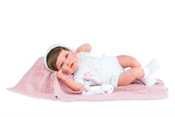 Marina - Pau poupée Newborn Ane Snow Princess 45cm - poupée jouet