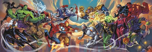 Clementoni Marvel, Helden Gegen Schurken - 1000 Teile