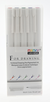 Marvy Uchida set de fineliners 0,3 mm multi couleur 5 pièces stylos dessin