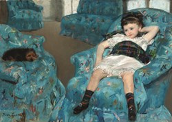 D-Toys puzzle Mary Cassatt Little Girl in a Blue Armchair 1000 pièces