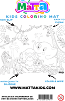 Matta Kids - Jungle Explorer - Herbruikbare Kleur- en Veegplacemat-2