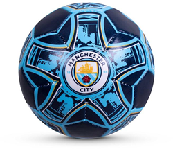 Team Merchandise mini ballon de football Manchester City 4 pouces bleu soft
