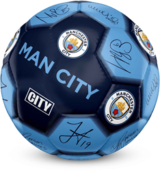 Team Merchandise ballon de football Manchester City taille 5 avec signatures