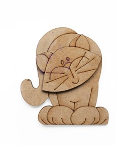 Hobbygroep chat MDF 10 cm jouet créatif décoration