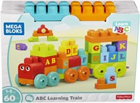 Mattel train de blocs de construction - MEGA BLOKS jouet d'apprentissage ABC