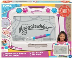Fat Brain Toys tableau magique à dessiner Megasketcher classique violet