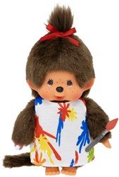 Poupée Monchhichi artiste fille 20cm - jouet créatif cadeau