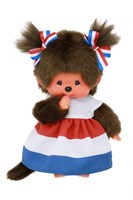 Poupée Monchhichi fille peluche 20cm néerlandaise - jouet en peluche-2