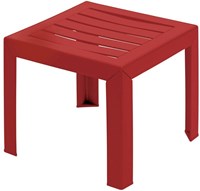 Miami bijzet tuintafel 40x40cm bordeaux