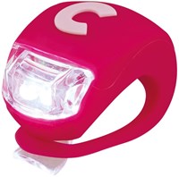 Micro lampe LED deluxe rose - éclairage trottinette et vélo