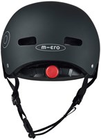 Micro casque vélo ABS Deluxe noir L - avec lumière LED et fermeture magnétique-3