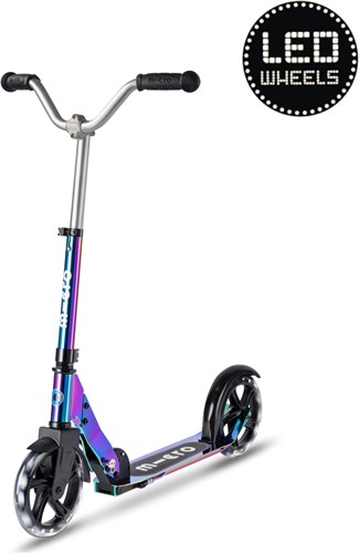 Micro trottinette enfant Cruiser LED Neochrome - réglable et pliable