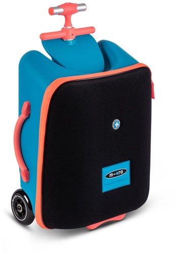 Micro bagage enfant valise ride-on Ocean Blue - légère et réglable-2