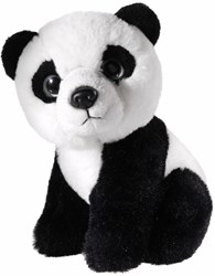 Heunec peluche panda Mini-Mi 14cm jouet doux câlin