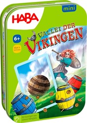 Haba Mini jeu Vallée des Vikings jeu coopératif enfants en boîte métal