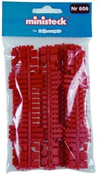 Ministeck Ministeck donkerblauw 9 strips in zak