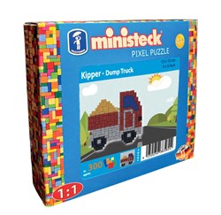 Ministeck kit de construction camion benne - petite boîte - 300 pièces