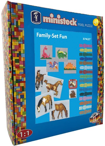 Ministeck jouet mosaïque Family Set XL Box 1800 pièces créatif