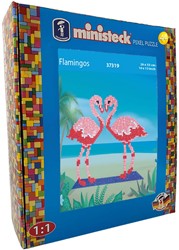 Ministeck Ministeck Flamants Roses - Boîte XL - 800pcs