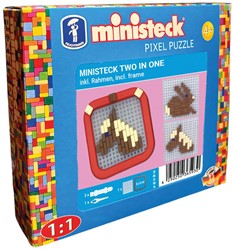 Ministeck Ministeck Mini Frames Cheval/Lapin - Petite boîte