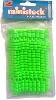 Ministeck Rayures de couleur vert fluo 9 bandes - Jouet créatif polybag