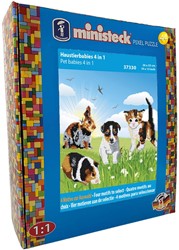Ministeck Ministeck Pet Babies 4en1 - Boîte XL - 1800pcs