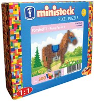 Ministeck mosaïque ferme de poneys - Pony Farm 1 - petite boîte - 300 pièces