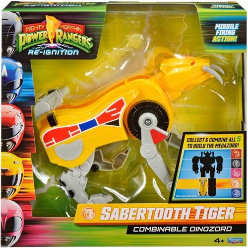 Tigre à dents de sabre dinozord combinable figurine Power Rangers
