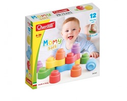 Quercetti Momy Soft Bouwblokken, 12dlg.