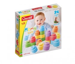 Quercetti Momy Soft Bouwblokken, 24dlg.