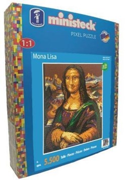 Ministeck tableau Mona Lisa puzzle mosaïque d'art 5500 pièces