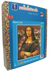 Ministeck tableau Mona Lisa puzzle mosaïque d'art 5500 pièces