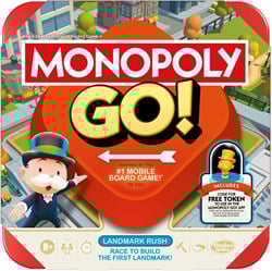 Hasbro Monopoly jeu de société GO - jeu familial - éducatif - 2-4 joueurs