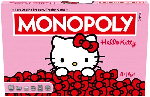 Hasbro jeu de société Monopoly édition Hello Kitty pour enfants et adultes