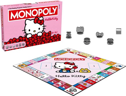 Hasbro jeu de société Monopoly édition Hello Kitty pour enfants et adultes-3